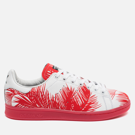 Кроссовки adidas Consortium x Pharrell Williams Stan Smith BBC Palm Tree Pack White/Red