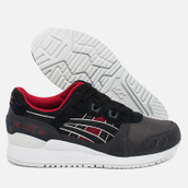 asics gel lyte iii grey black red