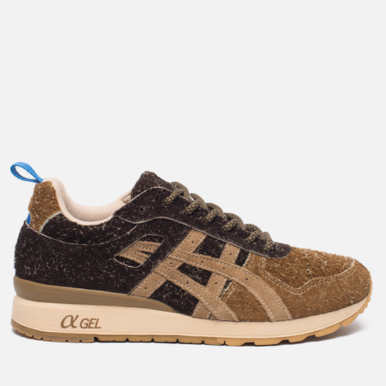 Кроссовки ASICS x Mita GT-II Squirrel Brown/Blue/Red