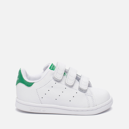 Кроссовки для малышей adidas Originals Stan Smith Infant White/White/Green