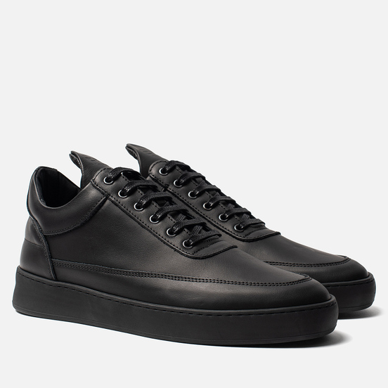 Кроссовки Filling Pieces Low Top Plain Matt Nappa All Black