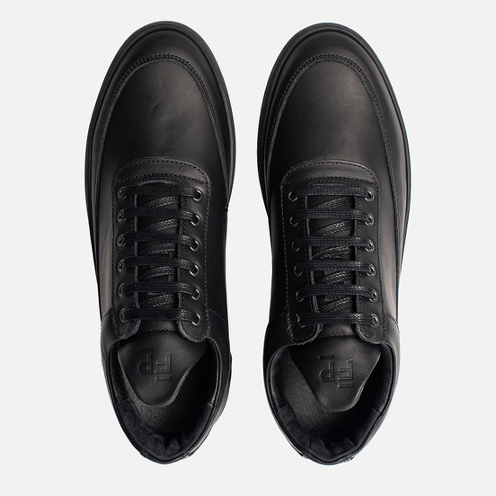Кроссовки Filling Pieces Low Top Plain Matt Nappa All Black