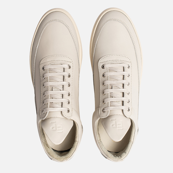 Кроссовки Filling Pieces Low Top Plain Matt Nappa Off White