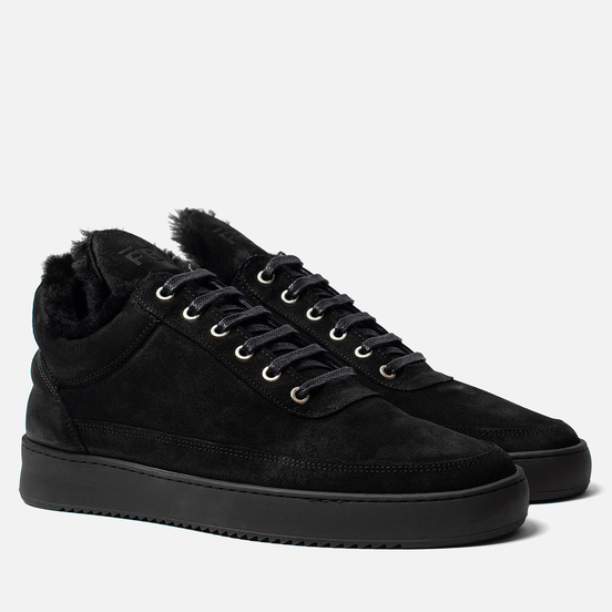 filling pieces low top ripple tonal black