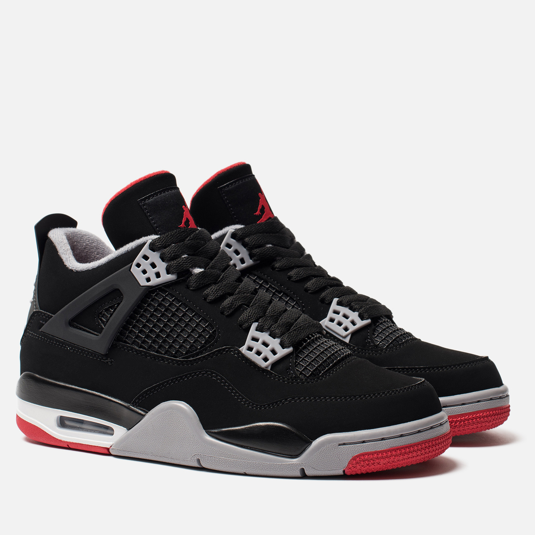 air jordan 4 retro black red