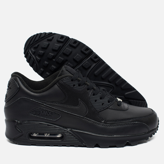 Мужские кроссовки Nike Air Max 90 Leather Black