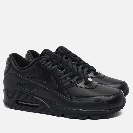 Мужские кроссовки Nike Air Max 90 Leather Black