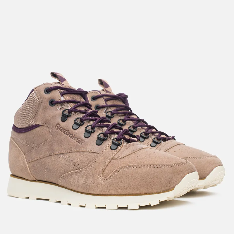 Reebok Мужские зимние кроссовки CL Leather Mid Trail