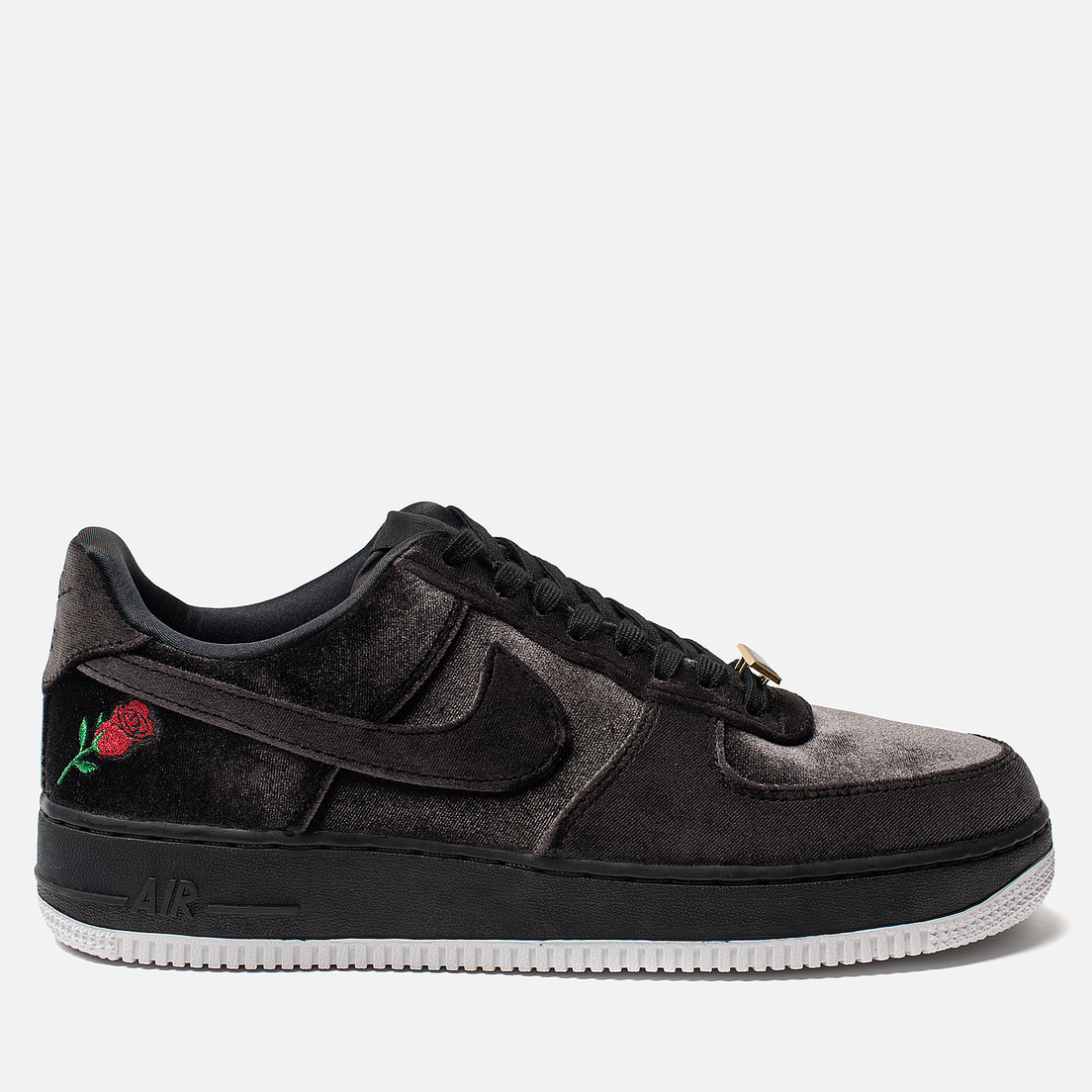 black air force 1 with rose
