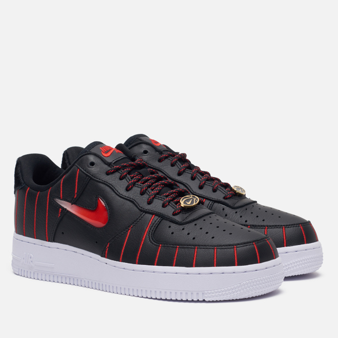 Кроссовки Nike Wmns Air Force 1 Low Jewel QS Chicago Black/University Red/Black/White