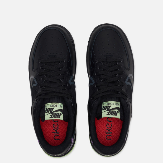 Кроссовки Nike Air Force 1 React Black/Anthracite/Violet Star/Barely Volt