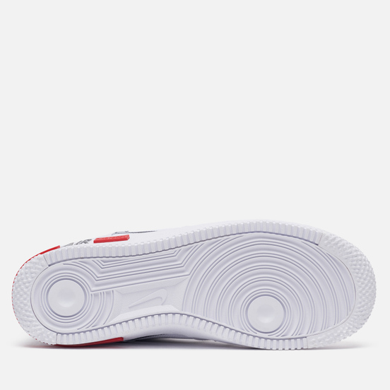 Мужские кроссовки Nike Air Force 1 React White/Black/University Red
