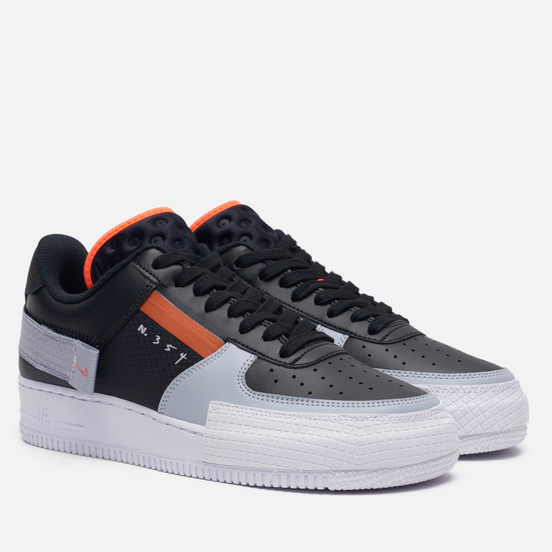 Nike air force 1 type black hyper crimson store