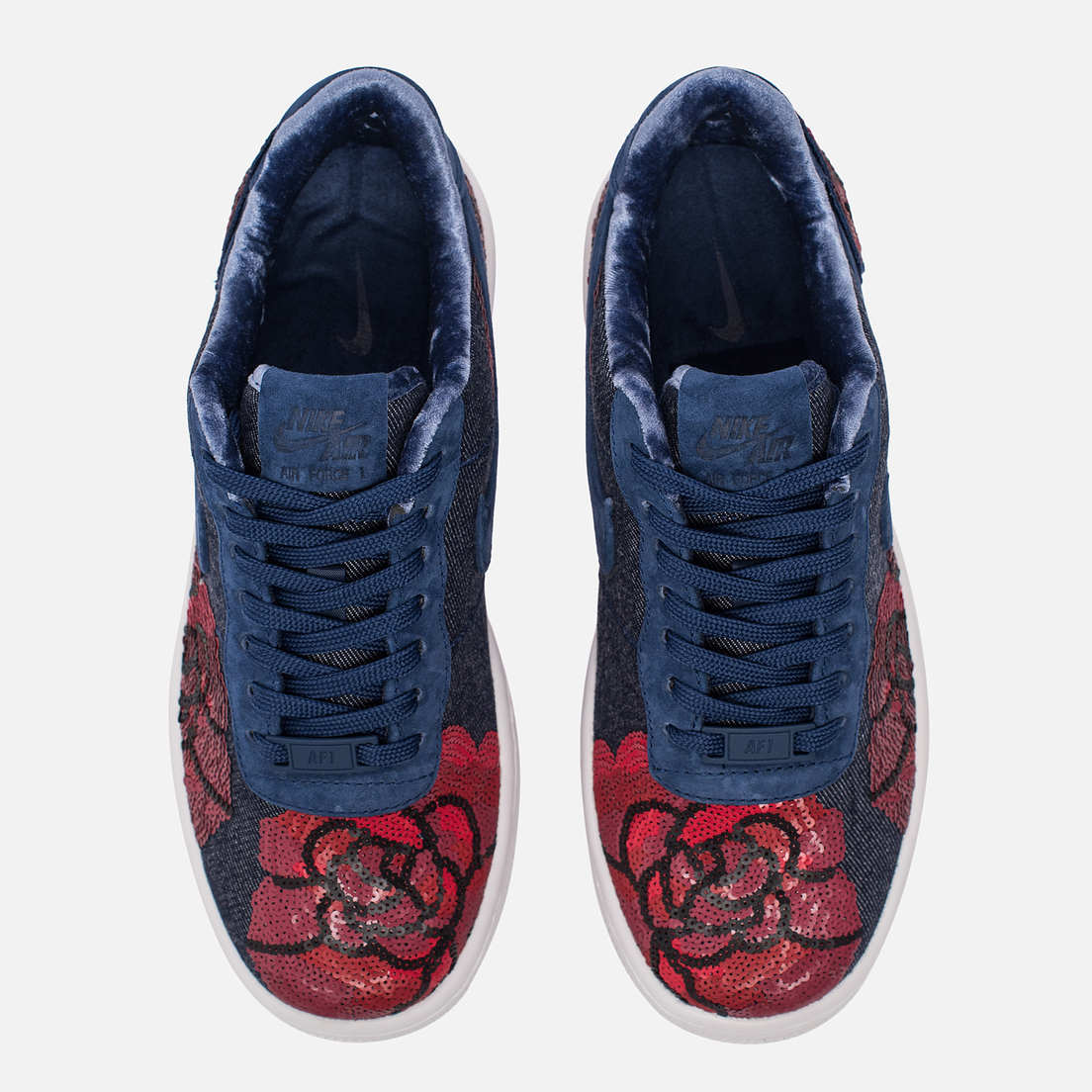 Nike Кроссовки Air Force 1 Upstep LX Floral Sequin Pack