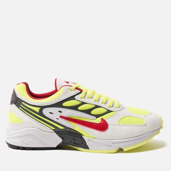 Мужские кроссовки Nike Air Ghost Racer White/Atom Red/Neon Yellow/Dark Grey