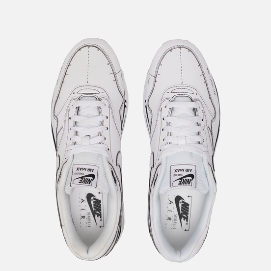 Мужские кроссовки Nike Air Max 1 Tinker Sketch White/White/Black