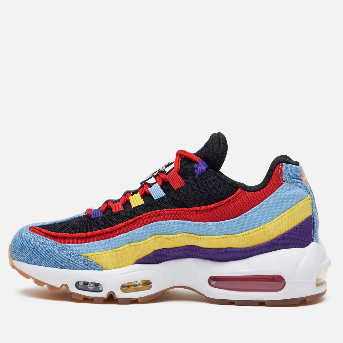 nike air max 95 red yellow blue