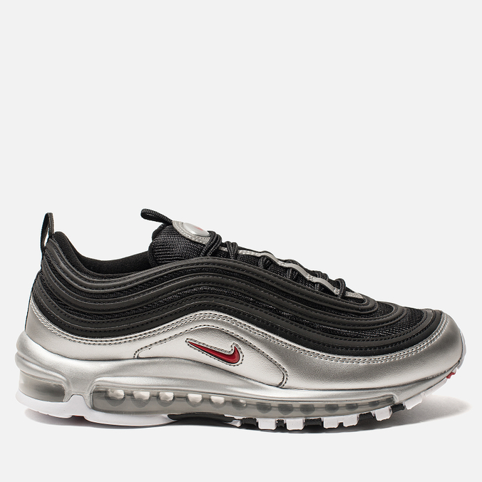 nike air max 97 metallic silver varsity red