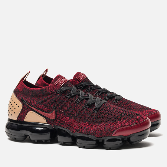 Nike air vapormax flyknit dark team red best sale