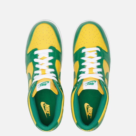 Мужские кроссовки Nike Dunk Low SP Brazil Varsity Maize/Pine Green/White