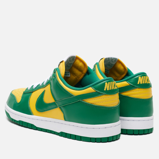 Мужские кроссовки Nike Dunk Low SP Brazil Varsity Maize/Pine Green/White