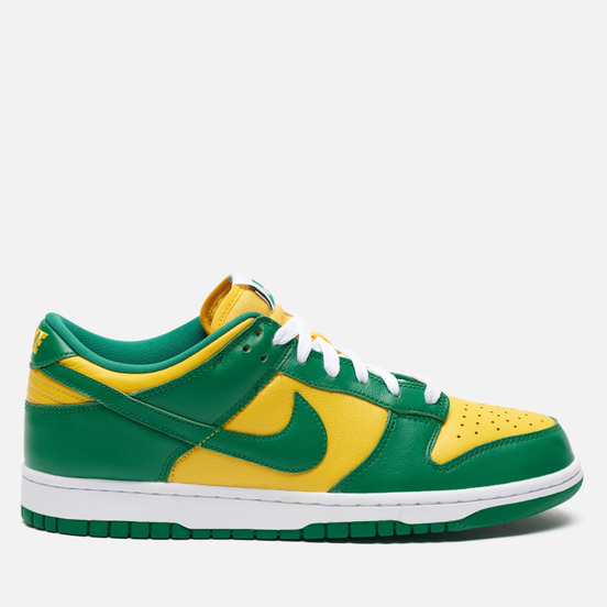 Мужские кроссовки Nike Dunk Low SP Brazil Varsity Maize/Pine Green/White