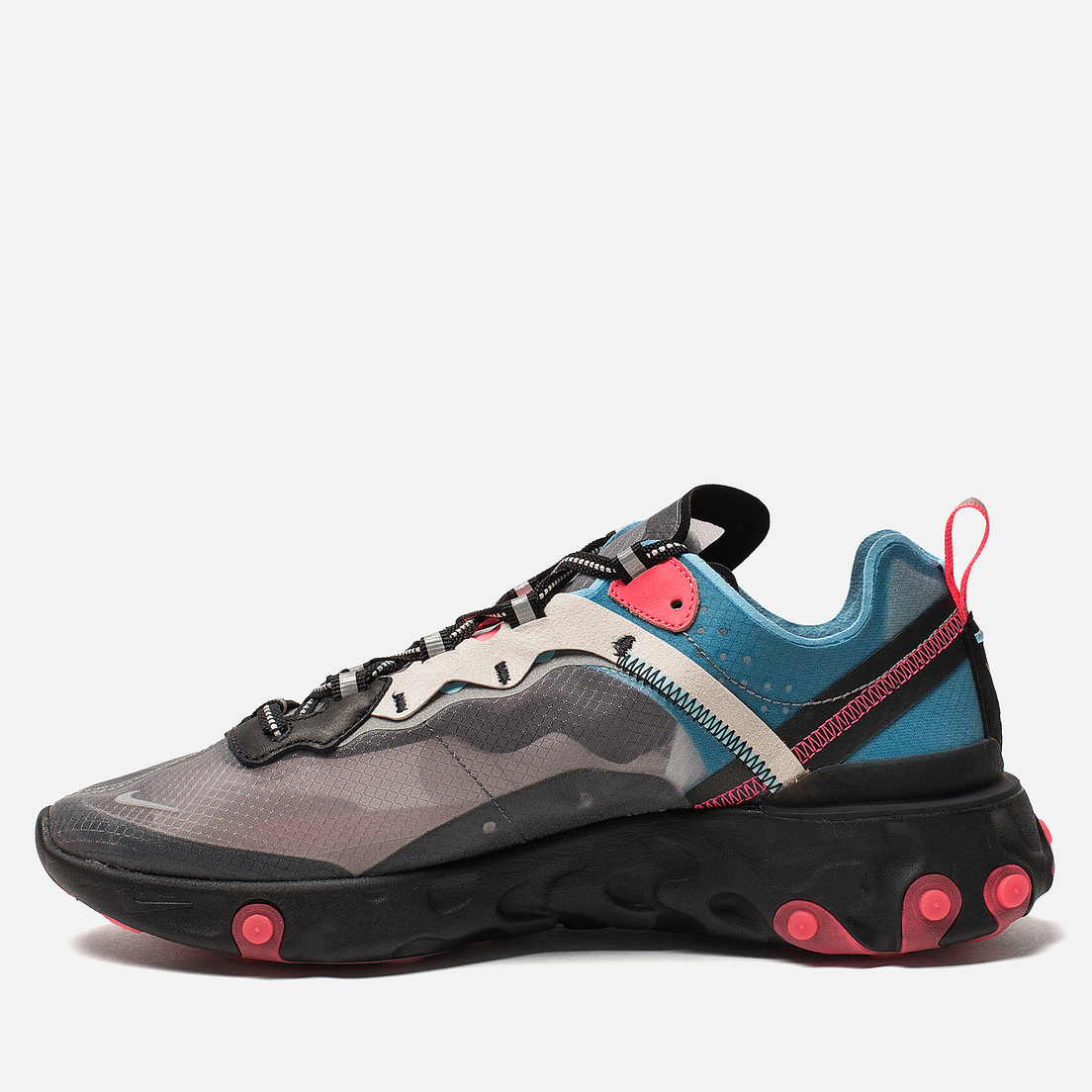 nike react element grey blue red