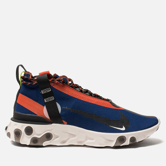 Мужские кроссовки Nike React Mid WR ISPA Blue Void/Black/Team Orange/Phantom