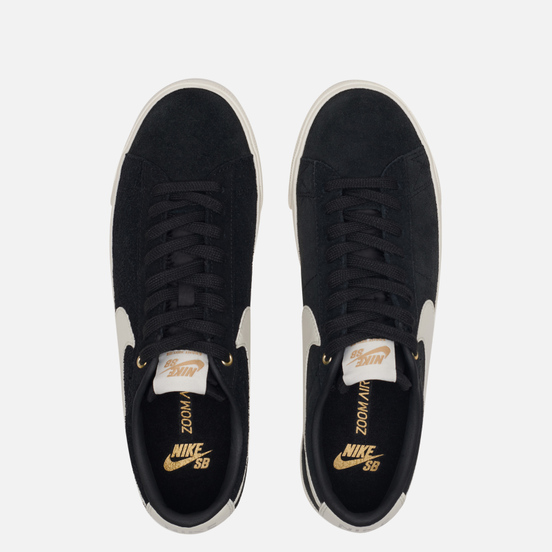 Кроссовки Nike SB Blazer Low GT Black Sail/White