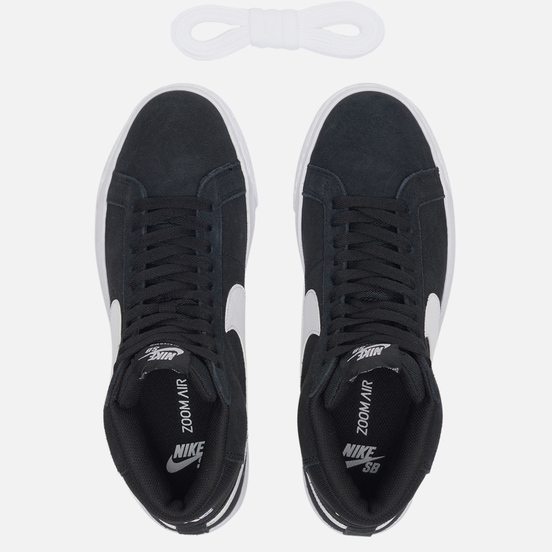 Мужские кроссовки Nike SB Zoom Blazer Mid Black/White/White/White