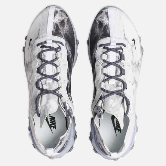 Мужские кроссовки Nike x Kendrick Lamar React Element 55 Pure Platinum/Clear/Wolf Grey/Black