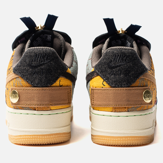 Кроссовки Nike x Travis Scott Air Force 1 Low Cactus Jack Multi-Color/Muted Bronze/Fossil