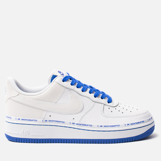 Кроссовки Nike x Uninterrupted Air Force 1 '07 MTAA QS White/Black/Racer Blue