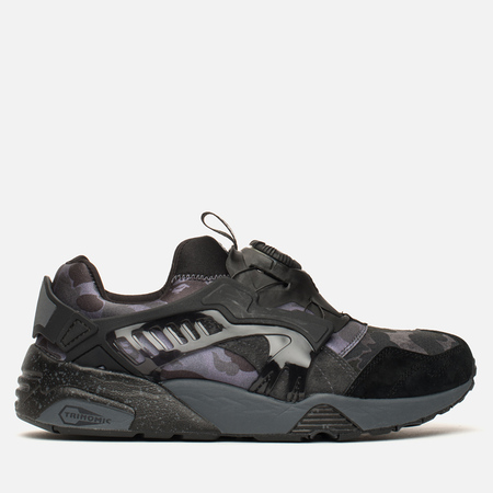 Кроссовки Puma x Bape Disc Blaze Camo Black