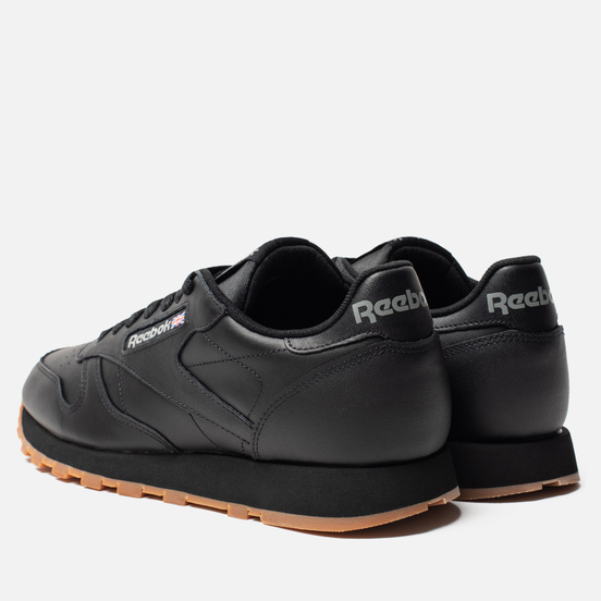 Кроссовки Reebok Classic Leather Black/Gum