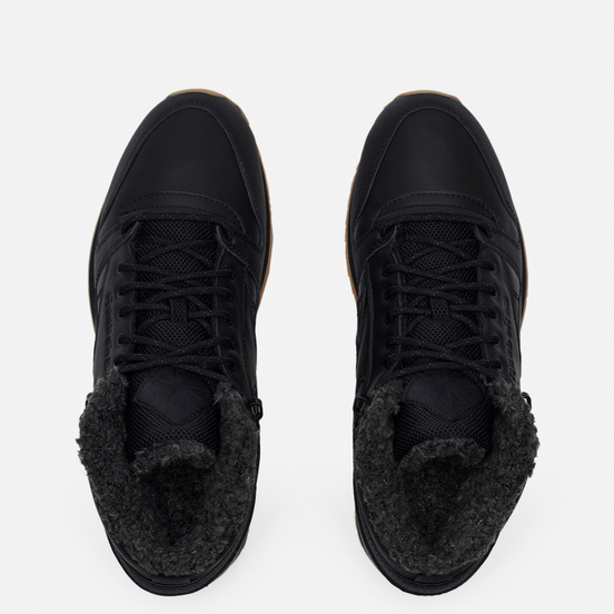 Кроссовки Reebok Classic Leather Mid Ripple Black/Gravel/Gum