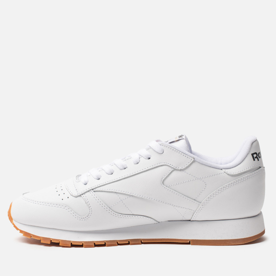 Мужские кроссовки Reebok Classic Leather White/Gum
