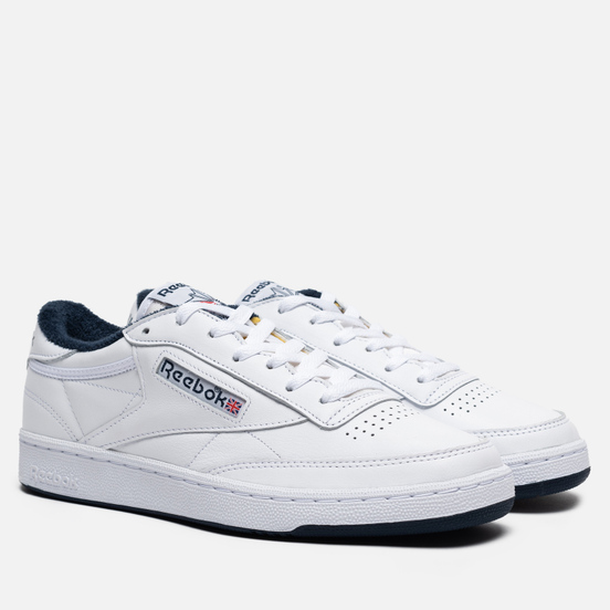 Кроссовки Reebok Club C 85 35th Anniversary White/White/Collegiate Navy