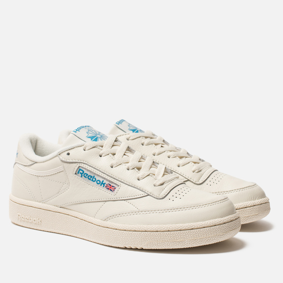 Кроссовки Reebok Club C 85 MU Chalk/Paperwhite/Cyan