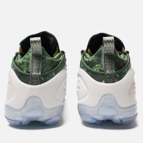 Кроссовки Reebok DMX Run 10 Predator White/Scout Green/Scarlet/Yellow