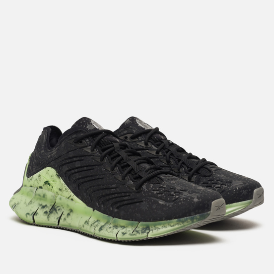 Кроссовки Reebok x Billionaire Boys Club Zig Kinetica Black/Silver Metallic/Neon Red