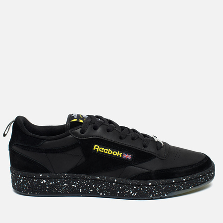 Кроссовки Reebok x Faces&Laces Club C 85 Black/Hero Yellow/Silver/White