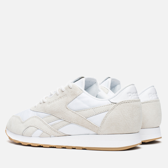 Кроссовки Reebok x Maison Kitsune CL Nylon Arctic Fox Kit White/Chalk/Gum