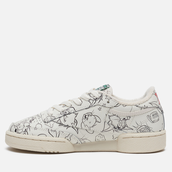 Мужские кроссовки Reebok x Tom & Jerry Club C 85 Chalk/Paper White/Excellent Red