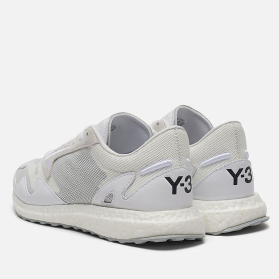 Мужские кроссовки Y-3 Rhisu Run White/Black/White