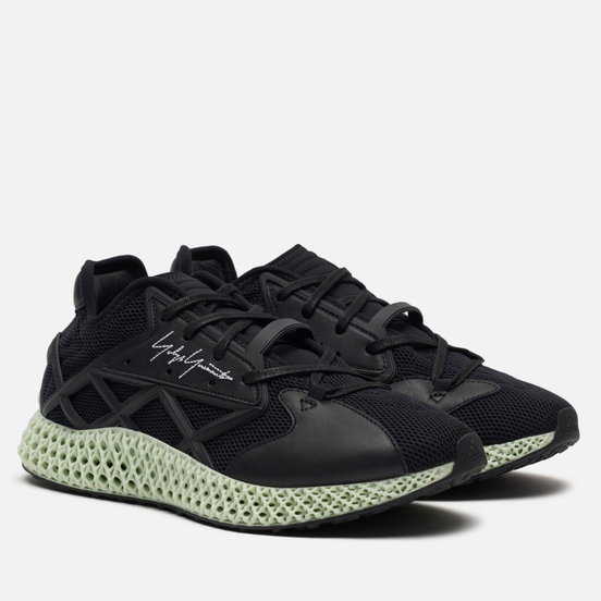 Кроссовки Y-3 Runner 4D Black/Black/White