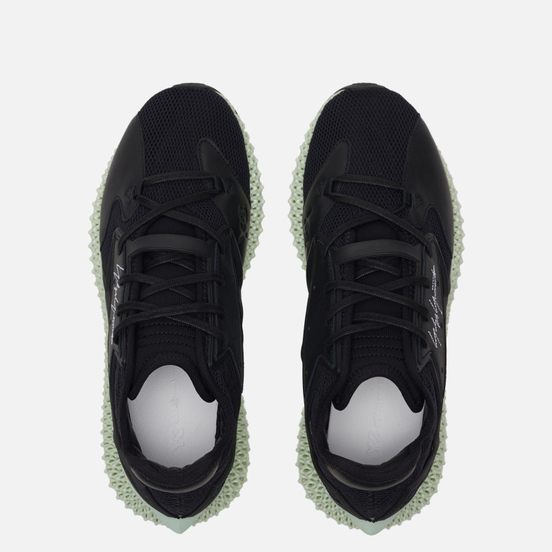 Кроссовки Y-3 Runner 4D Black/Black/White