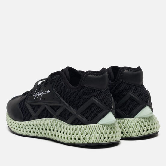 Кроссовки Y-3 Runner 4D Black/Black/White