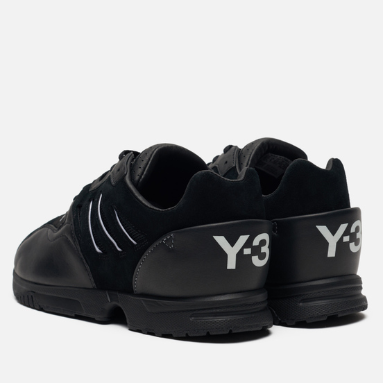 Кроссовки Y-3 ZX Run Black/Black/White