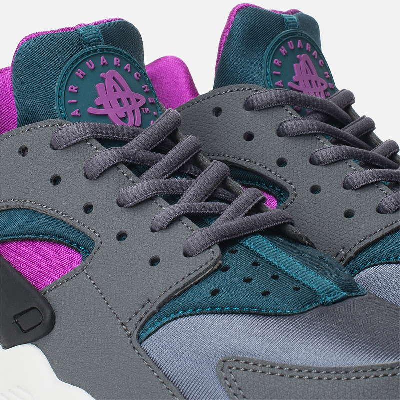 purple and teal huaraches